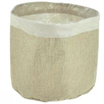 kohteita Istutuskone juuttikangaskori Natural Utensilo Ø28cm K25cm 3kpl