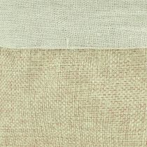 kohteita Istutuskone juuttikangaskori Utensilo Natural Ø21cm K19cm 3kpl