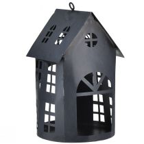 kohteita Birdhouse antiikkiharmaa metalli 30x15 cm
