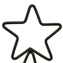 kohteita Metallinen joulukuusi puisella koristetarjottimella, 98,5cm - Moderni joulukoristeita