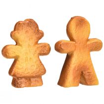 kohteita Keraaminen joulukoristeiden piparkakku nainen ja mies setti 7 cm 6 kpl