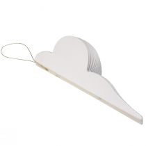 kohteita Joulupallo paperi hunajakenno koriste sipuli valkoinen FSC Ø12cm