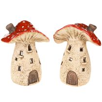 kohteita Lyhty keraamiset kärpässienit syyskoriste K12.5/14cm 2 kpl