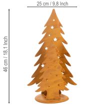 kohteita Joulukuuselyhty, metallikoriste maalaismaisella viimeistelyllä, joulu, korkeus 46 cm, leveys 25,5 cm