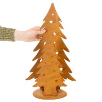 kohteita Joulukuuselyhty, metallikoriste maalaismaisella viimeistelyllä, joulu, korkeus 46 cm, leveys 25,5 cm