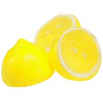 kohteita Sitruunakoristeiset sitruunan puolikkaat tekokeltaiset 5,5×4,5cm 36 kpl