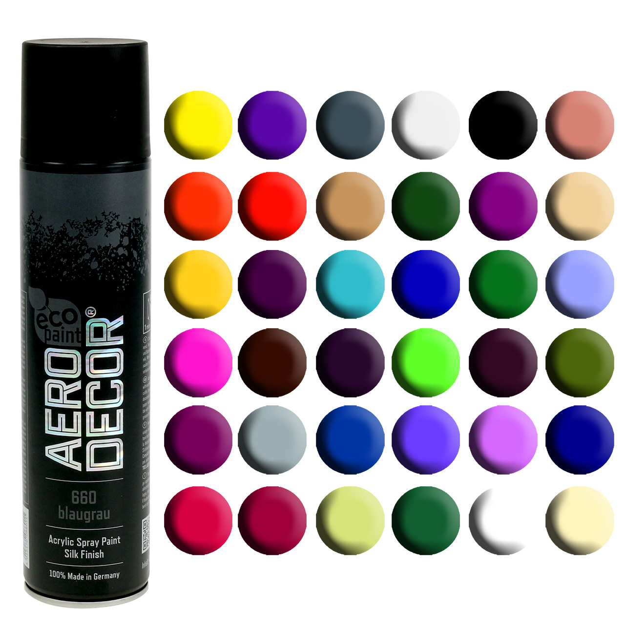 Väri Spray silkki matta eri värejä 400ml