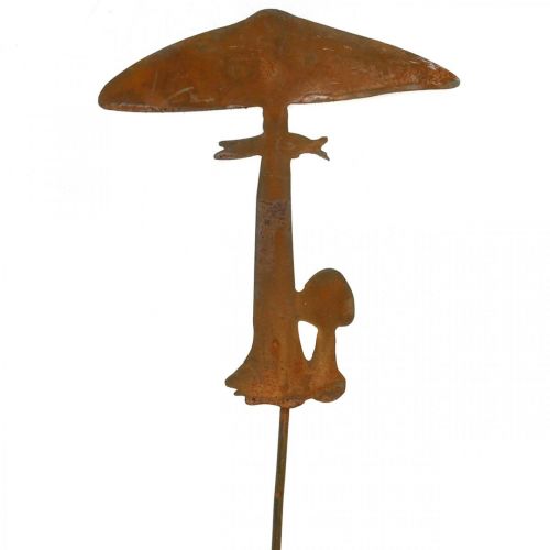 Floristik24 Rust deco sienipuutarhan paalu metallinen syksykoristelu 44cm