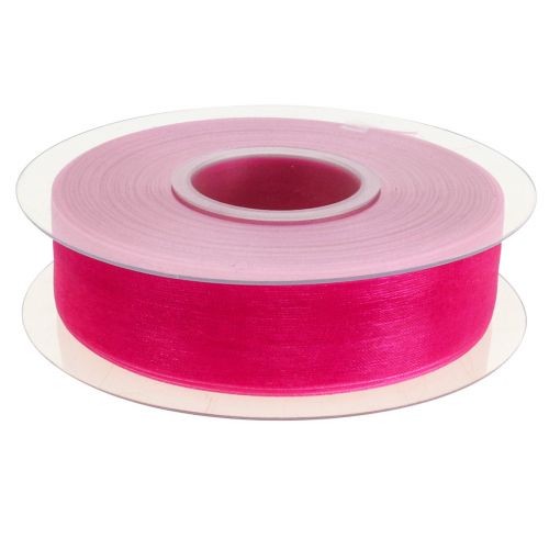 kohteita Organza nauha lahjanauha vaaleanpunainen nauha helma 25mm 50m