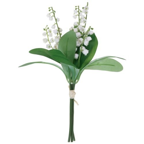 kohteita Koristeellinen kielo tekokevätkukkia valkoinen 31cm 3 kpl