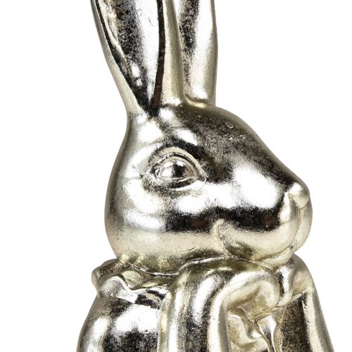 kohteita Koristeellinen pääsiäispupu kultainen keraaminen koristeellinen pupun rintakuva, korkeus 23,5 cm