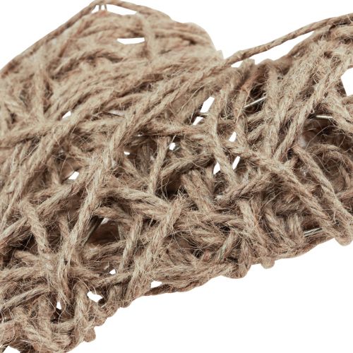 Floristik24 Koristeellinen sydänmetallinen luonnonpäällysteinen jousikoriste 20×22cm