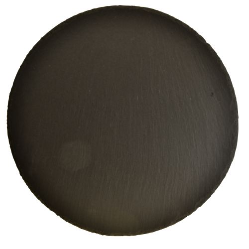 kohteita Natural Slate Plate Pyöreä kivitarjotin Musta Ø15cm 6 kpl