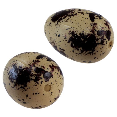 Floristik24 Keinotekoiset viiriäisenmunat Koristemunat Vihreä Muovi 4cm 24 kpl