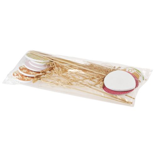 kohteita Pääsiäismunakoristelu, kukkatulppa pääsiäispuu, pääsiäistulppa 31,5cm 12kpl