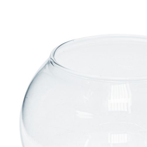 Floristik24 Pallomaljakko lasi kukkamaljakko pyöreä lasikoristelu H10cm Ø11cm