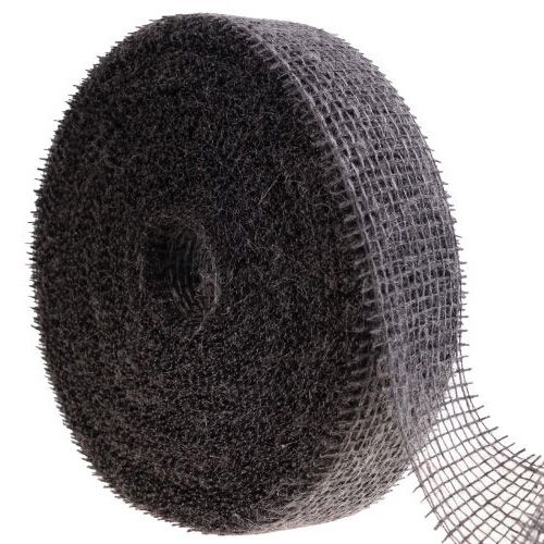 Floristik24 Juuttinauha verkkonauha koristenauha juutti ruskea taupe 5cm 40m