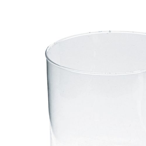 kohteita Lasimaljakko lasisylinteri kukkamaljakko lasikoristeet H15cm Ø15cm