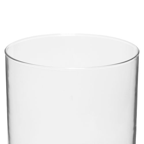 Floristik24 Lasimaljakko korkea lasisylinteri kukkamaljakkolasi Ø15cm H20cm