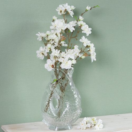 kohteita Koristeellinen kalanmuotoinen lasimaljakko harmoniseen huonesisustukseen, 24,5 cm