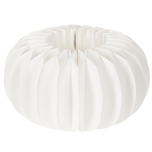 Hunajakennopaperista tehty pyöreä kurpitsarengas, iso, kuivakukkiin ja syyskoristeeseen, 24 cm, 4 kpl