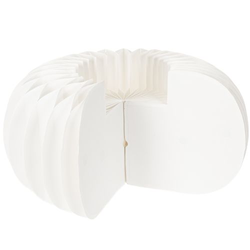 Hunajakennopaperista tehty pyöreä kurpitsarengas, iso, kuivakukkiin ja syyskoristeeseen, 24 cm, 4 kpl | Floristik24.fi