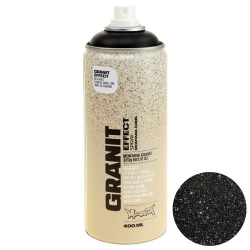 Floristik24 Maali spray vaikutus spray graniitti maali Montana Black 400ml