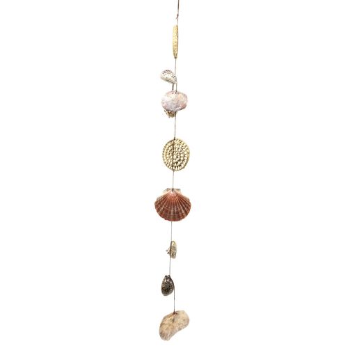 kohteita Merellinen koristeellinen seinäkoristelu, simpukkaseppele, meriseppele L125cm