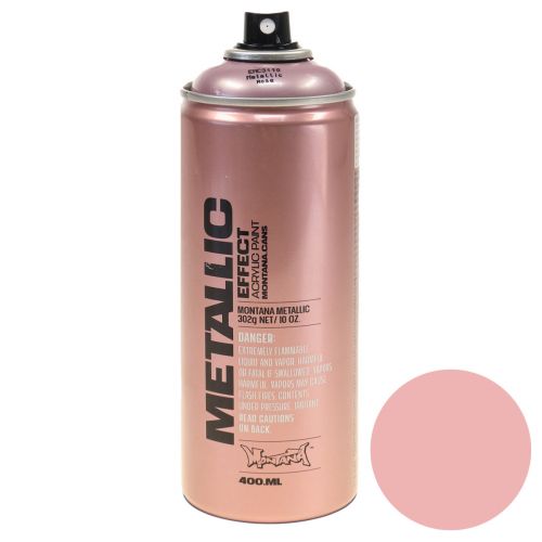 Paint spray efektispray metallivärinen maali rosé spraypurkki 400ml