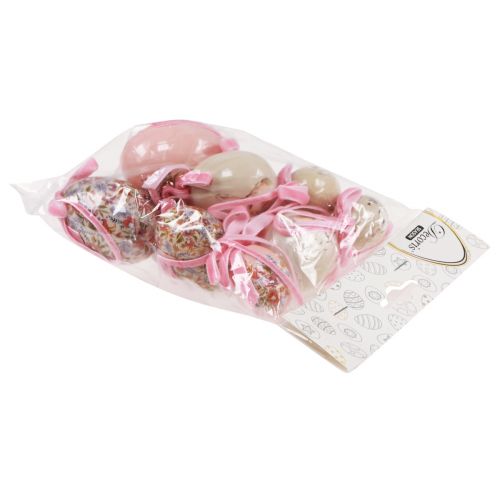 Floristik24 Pääsiäismunat koristemunat ripustettavaksi kuvioilla 4-6cm 12kpl