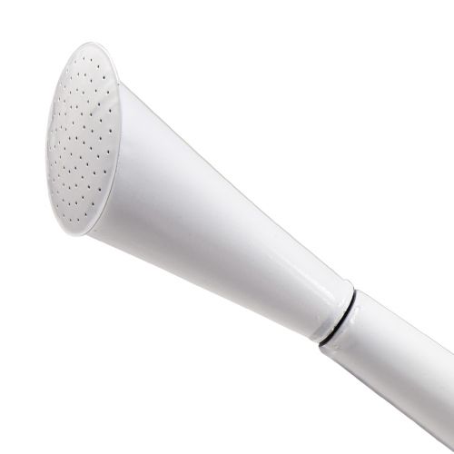 Floristik24 Koristeellinen kastelukannu metallinen koristekannu valkoinen 67cm 1 kpl