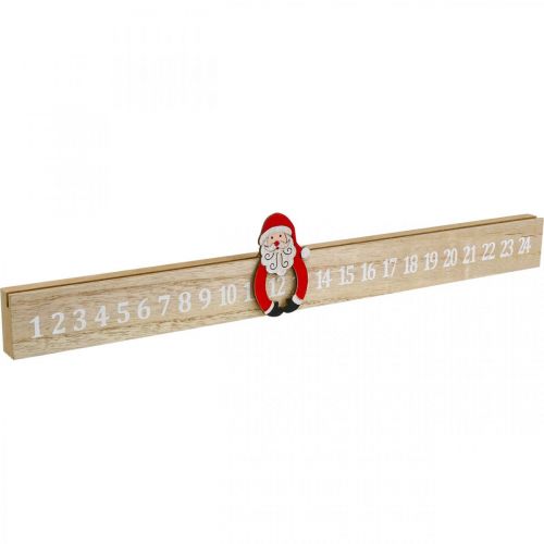 Floristik24 Adventtikalenteri puinen adventtinauha deco adventti 48,5cm 3kpl