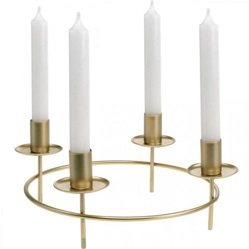 kohteita Kynttilän rengastanko kynttilänjalka kulta Ø28cm K11cm 2kpl