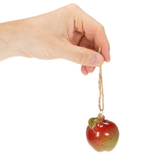 Syksyn koriste omena keramiikka ripustukseen 5cm 4kpl | Floristik24.fi