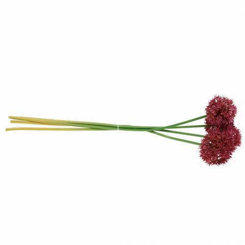 Floristik24 Koriste sipuli Allium keinonahka Ø7cm K58cm 4kpl