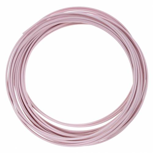 Alumiinilanka Ø2mm pastelli vaaleanpunainen 100g 12m