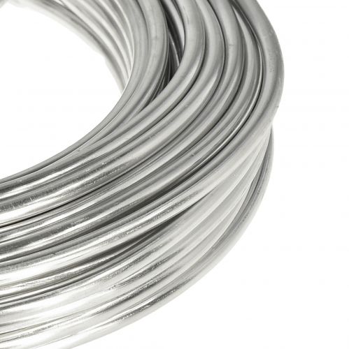 kohteita Alumiinilanka hopeanvärinen kiiltävä askartelulanka koristelanka Ø5mm 1kg