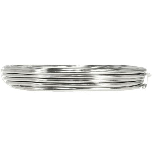 kohteita Alumiinilanka hopeanvärinen kiiltävä askartelulanka koristelanka Ø5mm 1kg