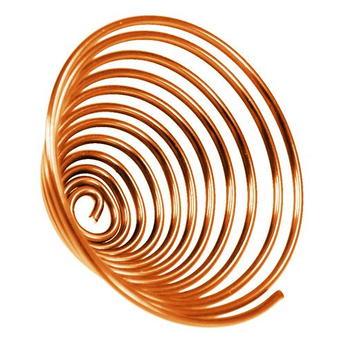 Floristik24 Alumiinilanka ruuvi metalliruuvi oranssi 2mm 120cm 2kpl 2kpl