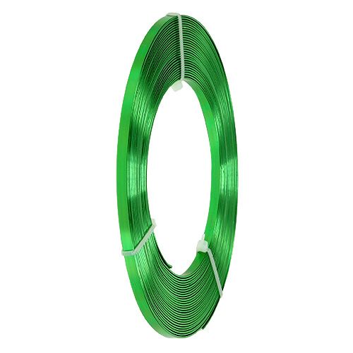 kohteita Alumiininen litteä lanka omenanvihreä 5mm 10m