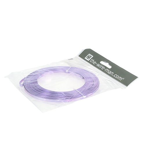 kohteita Alumiininen litteä lanka laventeli 5mm 10m