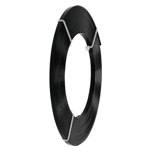 Alumiininen litteä lanka musta 5mm 10m