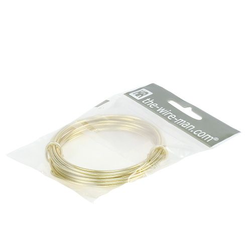kohteita Alumiinilanka 2mm Gold 3m