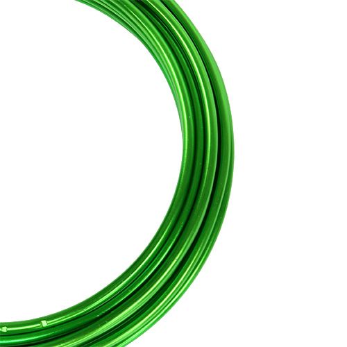 kohteita Alumiinilanka 2mm vihreä 3m