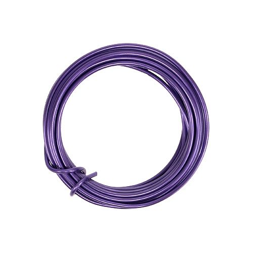 kohteita Alumiinilanka 2mm Purppura 3m