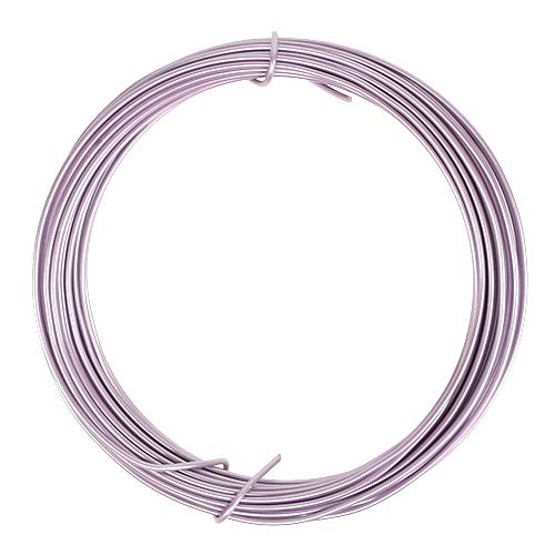 Floristik24 Alumiinilanka pastelli violetti Ø2mm 12m