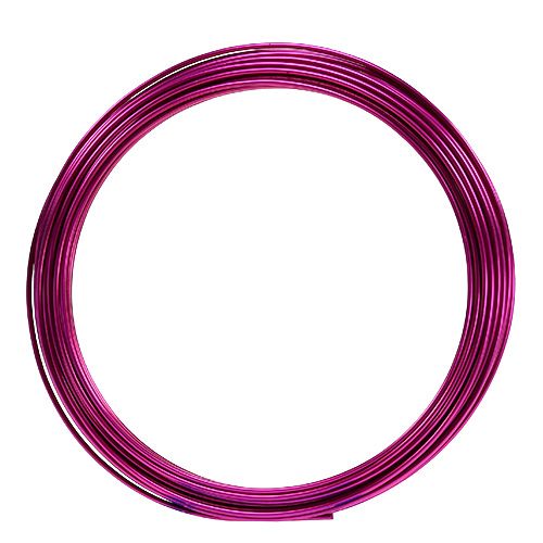 kohteita Alumiinilanka 2mm 100g pinkki