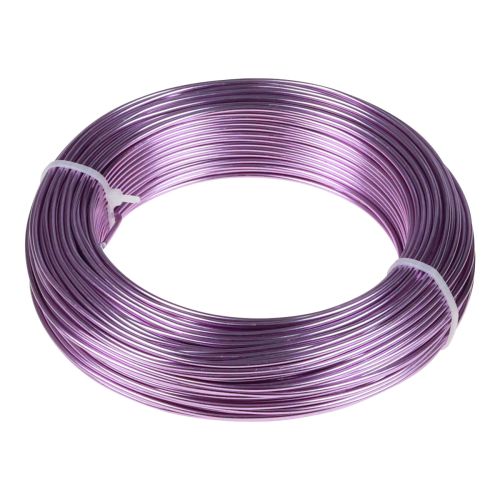 kohteita Alumiinilanka violetti Ø2mm korulanka laventeli pyöreä 500g 60m
