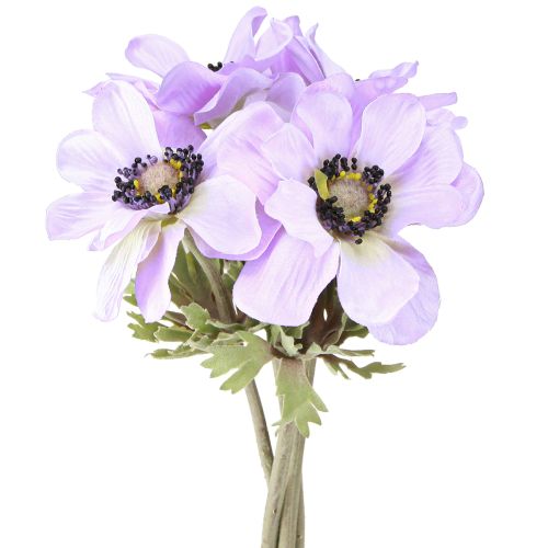 kohteita Anemone tekokukat tuulenkukat lila L34cm 4kpl