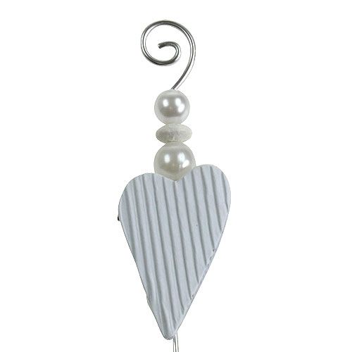 Floristik24 Rintamerkit sydämellä 12cm 16 kpl